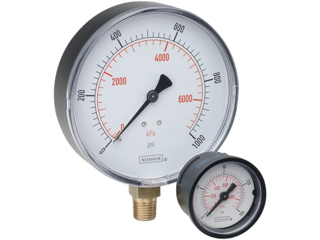 NOSHOK 100 Series Pressure Gauges