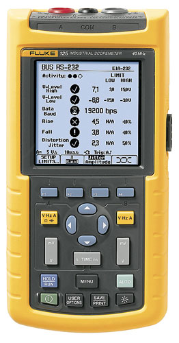 Fluke 125 ScopeMeter Test Tool