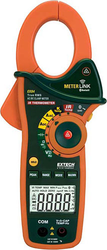 Extech EX845 Clamp Meter & IR Thermometer