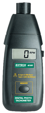 Extech 461893-NIST Non-Contact Photo Tachometer