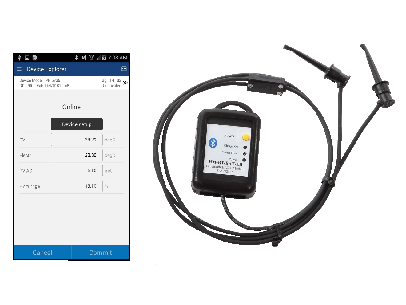 ProComSol COM-DROID-BT Android HART Communicator Bundle