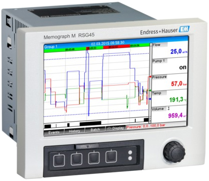E+H Memograph M RSG45 Advanced Data Manager