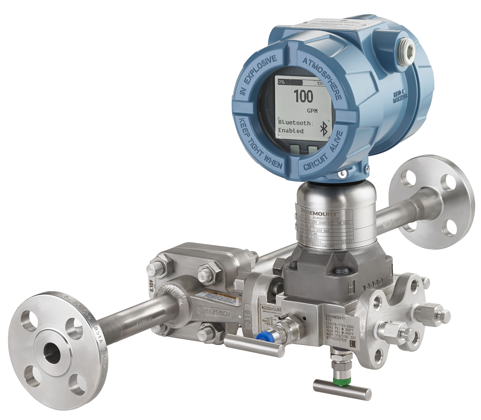 Rosemount 4051SFP Integral Orifice Flow Meter