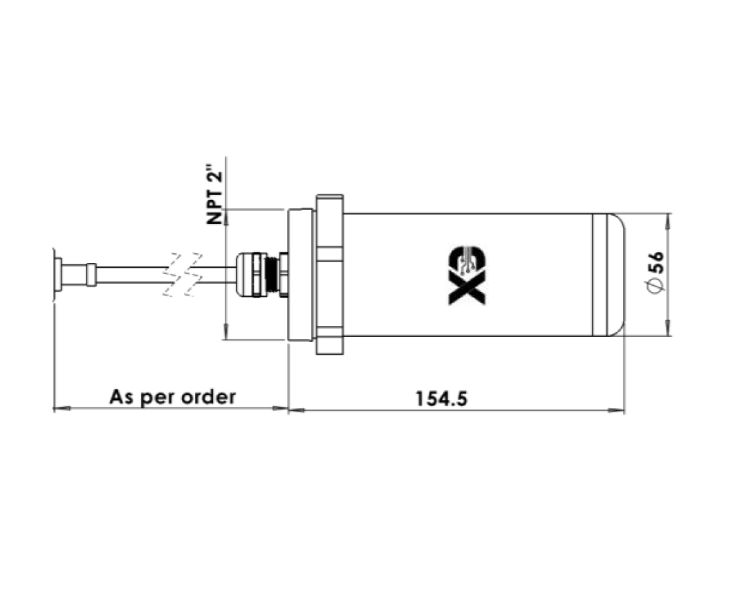 Ellenex TTS3-N Low Power Temperature Transmitter
