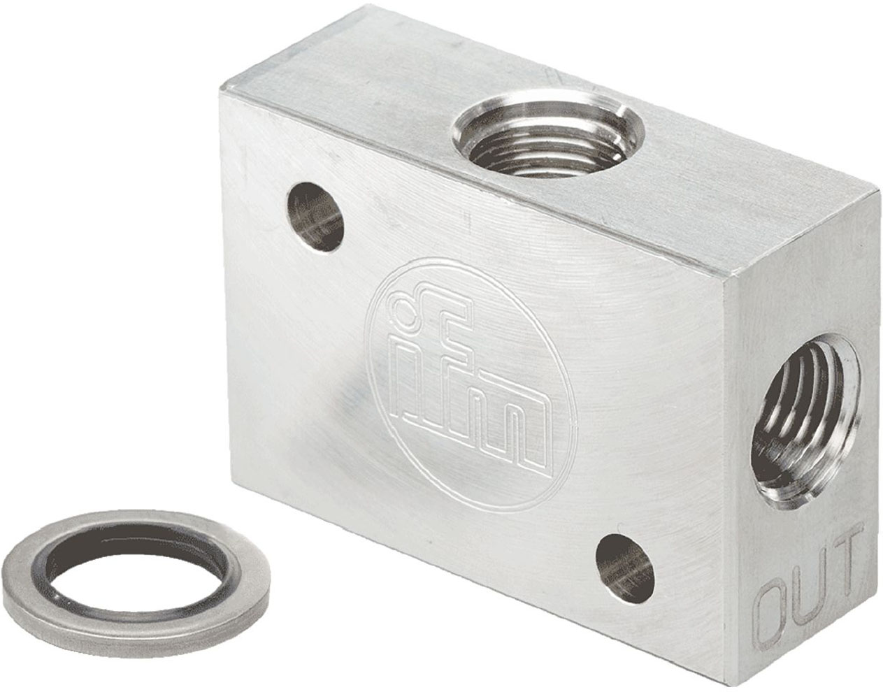 ifm efector U4 Series Flow Block