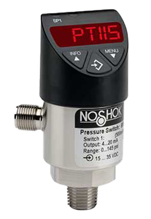 NOSHOK PTI15 Series Intelligent Indicating Pressure Transmitter/Switch with IO Link