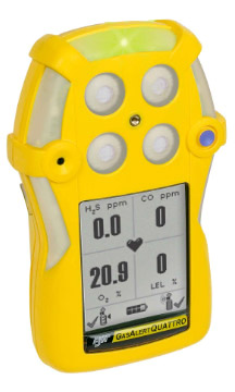 Honeywell BW GasAlertQuattro Multi-Gas Detector