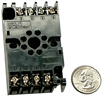 8 Pin Socket Screw-down type (UL) (terminals on front) | Instrumart