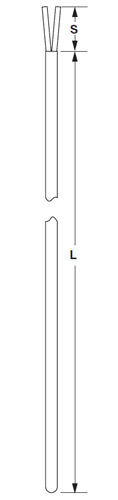 Watlow AB Style Mineral Insulated Cut and Stripped Thermocouple
