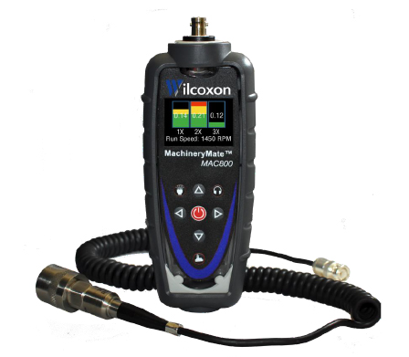 Wilcoxon Sensing Technologies MAC800 Series Handheld Vibration Meter ...